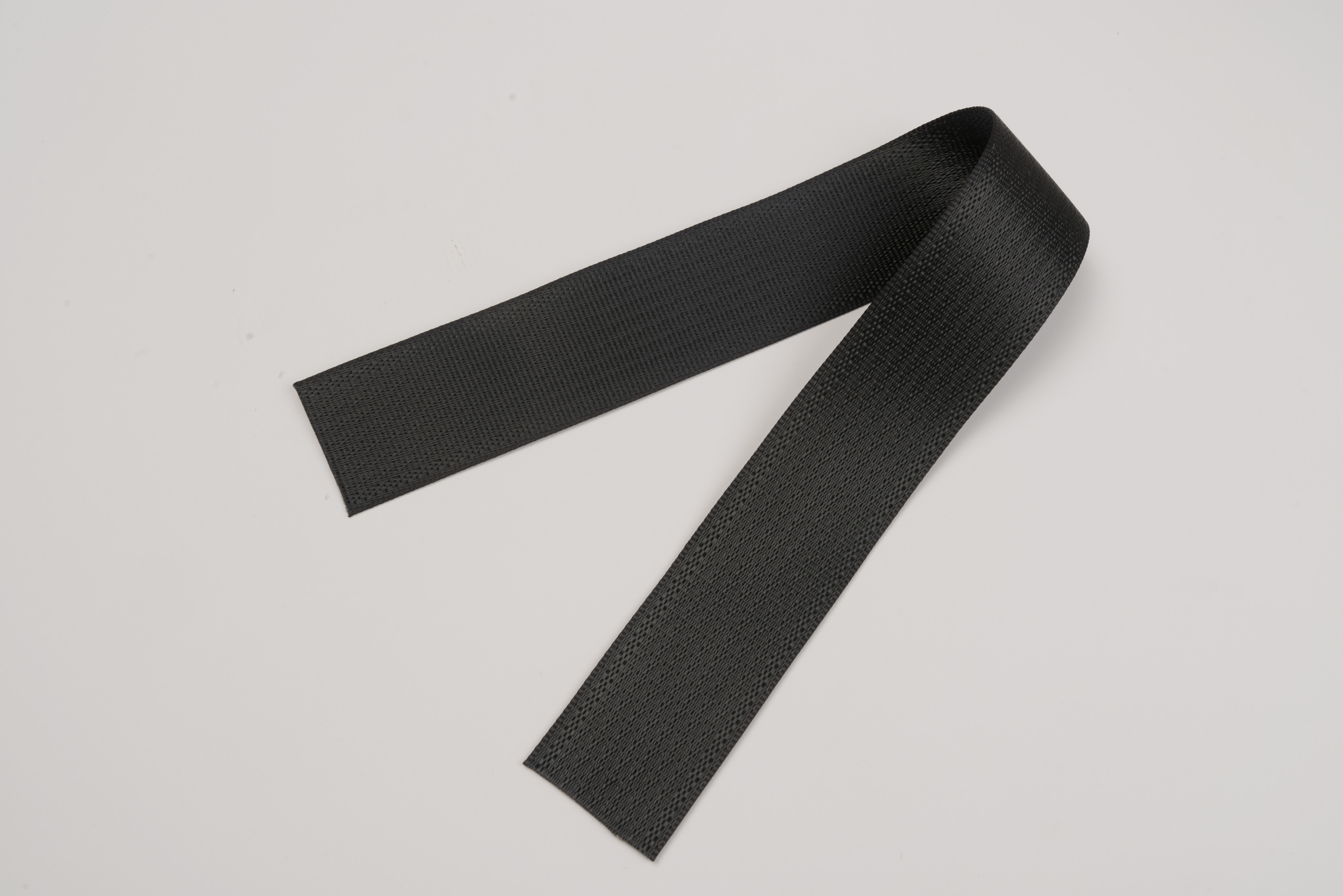 Automotive 2 inch Seatbelt Webbing in Black