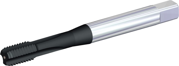 Kennametal 5520809 M10 X 1.5, METRIC, 3 Flutes, Carbide, CrC/C, Straight Flute Tap