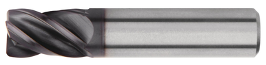 Kennametal 4169811 0.5000 in Milling Dia, 0.6250 in LOC, 2.1563 in OAL, 4 Flutes, Carbide, AlTiN, Square End Mills
