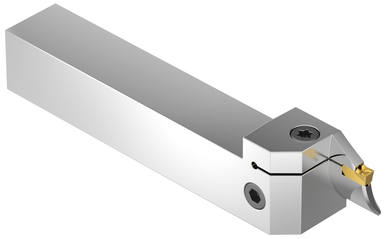 Kennametal 6117402 Internal or External External, Hand of Holder Right Hand, Maximum Depth of Cut 0.63 in, Indexable Grooving/Cut-Off Tool Holder