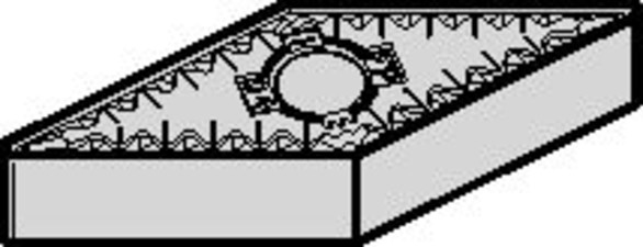 Kennametal 3758802 VNMG160404FP KCM15, Turning Insert