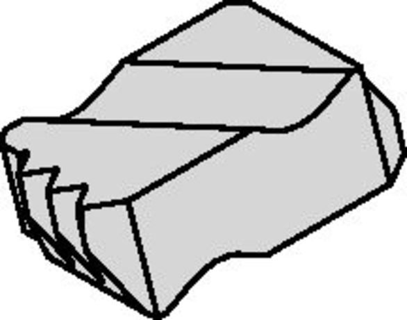 Kennametal 4176180 NDC88VR75M KCU10, Threading Insert