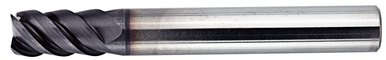Kennametal 1995591 0.3150 in Milling Dia, 0.4724 in LOC, 2.4803 in OAL, 4 Flutes, Carbide, TiAlN, Square End Mills
