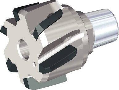 Kennametal 4056997 0.7480 in Head Dia, 0.6100 in Head Length, Right Hand, Modular Reamer Head