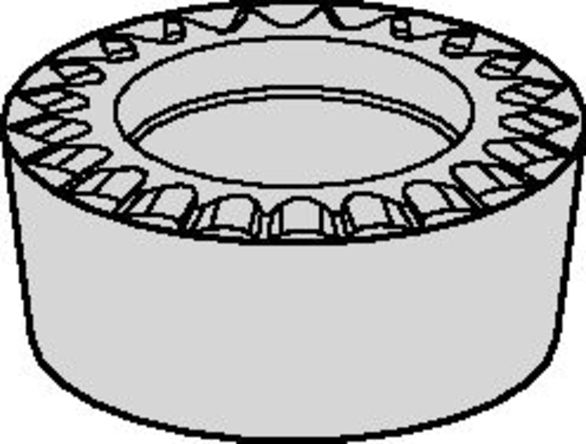 Kennametal 3787504 RCMT120400MP KCS10, Turning Insert