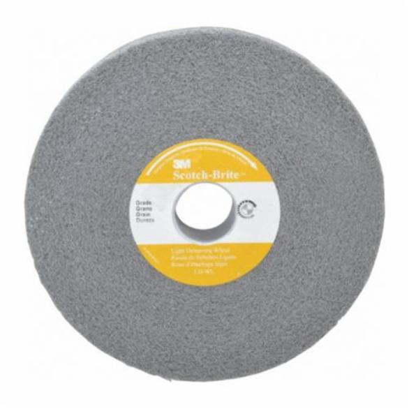 Scotch-Brite 048011-01660 Convolute Light Deburring Wheel, 6 in Dia x 1 in THK, 1 in, Silicon Carbide Abrasive