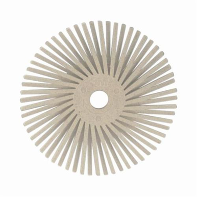Scotch-Brite RB-ZB Radial Bristle Disc, 9/16 in Dia, 1/16 in, 120 Grit, Ceramic Abrasive