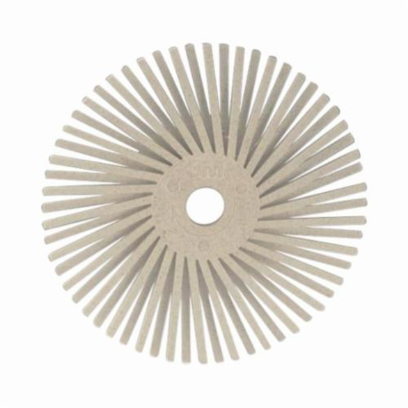 Scotch-Brite RB-ZB Radial Bristle Disc, 9/16 in Dia, 1/16 in, 120 Grit, Ceramic Abrasive