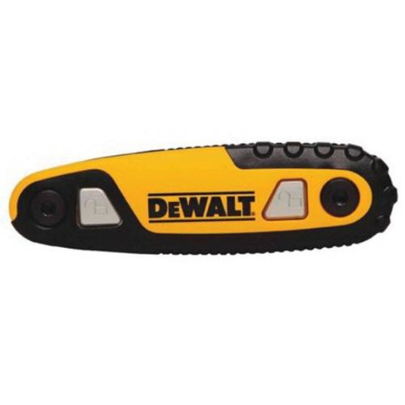 DeWALT® DWHT70263M Folding Locking Hex Key Set With Steel Side Plate, Metric, 8 Pieces, 1.5 to 8 mm Hex, Ergonomic Grip/Fold-Up Handle