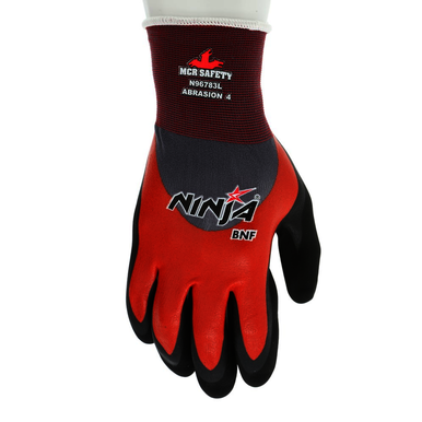 MCR Safety N96783M Size Medium, Nitrile Coated, Foam Nitrile, Palm Coated Gloves