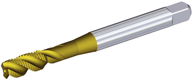 Kennametal 4154021 M14 X 2, METRIC, 4 Flutes, HSS-E-PM, Uncoated, Spiral Flute Tap