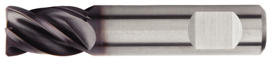 Kennametal 4032822 0.3940 in Milling Dia, 0.5120 in LOC, 1.9690 in OAL, 4 Flutes, Carbide, AlTiN, Square End Mills