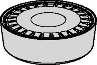 Kennametal 6320353 RCMX3209M0TUPG KCP25B, Turning Insert