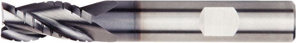 KENNAM 4046479 0.2362 in Milling Dia, 0.3937 in LOC, 2.2440 in OAL, 3 Flutes, Carbide, AlTiN, Roughing End Mills