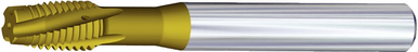 Kennametal 4153903 M14 X 1,5, METRIC FINE, 4 Flutes, Carbide, TiAlN, Spiral Flute Tap