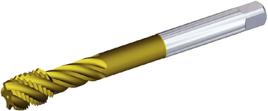 Kennametal 4059051 M24 X 3, METRIC, 5 Flutes, HSS-E-PM, Uncoated, Spiral Flute Tap