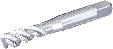 Kennametal 4130509 M6x1.00, Bottoming, Right Hand, Spiral Flute Tap