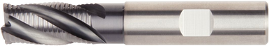 KENNAM 5357041 0.1575 in Milling Dia, 0.3150 in LOC, 2.2441 in OAL, 3 Flutes, Carbide, AlTiN, Roughing End Mills