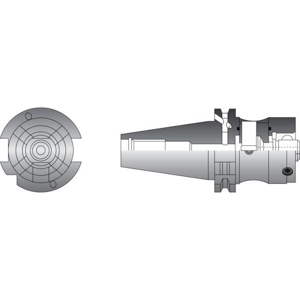 ALLIED MODULAR BASIC SHANK   Modular Reamer Body