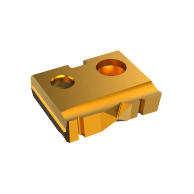 Allied Machine & Engineering 150T-.609-FB SER #0, 0.6090 in, TiN, Spade Drill Insert