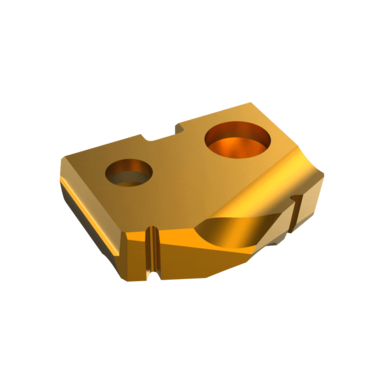 Allied Machine & Engineering 150T-0021-TC SER #0, 0.6563 in, TiN, Spade Drill Insert