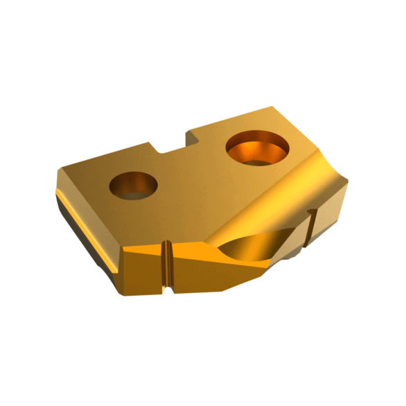 Allied Machine & Engineering 1C21T-.7600 SER #1.7600 in, K20, Tin, Spade Drill Insert