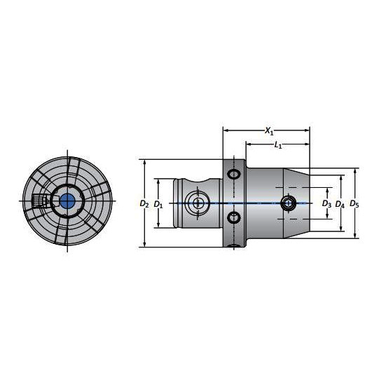 ALLIED MVS50-28 MVS22-11 X 14MM Steel Wohlhaupter