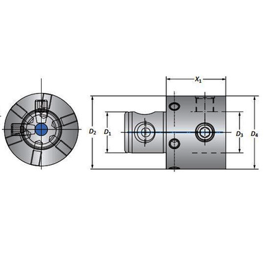 ALLIED MVS50-28 MVS40-22 X 100MM  Steel Wohlhaupter