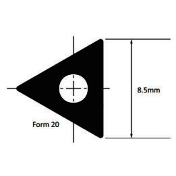 ALLIED F020 02GN128 WHC05 Carbide Turning Boring Insert