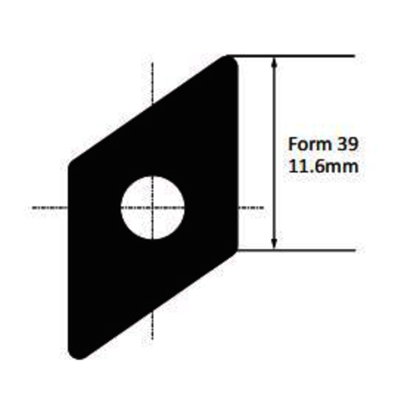 ALLIED F039 04MN192 WHC19 Carbide Turning Boring Insert