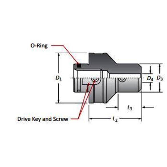 ALLIED WELDON ADAPTOR  Modular Reamer Body