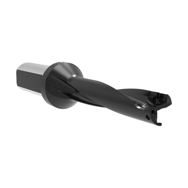ALLIED 4TEX 15MM DIA, 4XD, .75" SHK  Indexable Insert Drill
