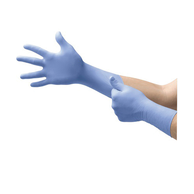 Microflex® FFE-775-XXL FREEFORM® EC-775 Medical Exam Grade Single Use Disposable Gloves, 2XL, Blue, Ambidextrous/Textured Finger, Nitrile