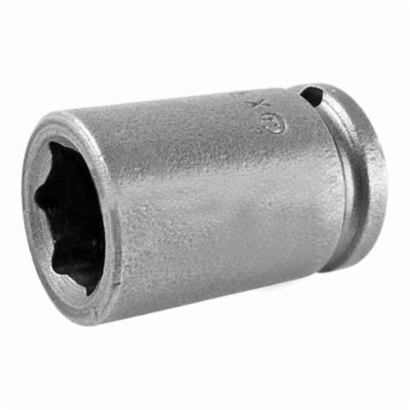 Apex 10MM11 Standard Length Drive Socket, Metric, 10 mm 6 Point Socket, 1/4 in Female Square Drive