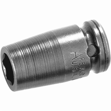 Apex 1112-D Standard Length Drive Socket, Imperial, 3/8 in 12 Point Socket, 1/4 in Female Square Drive