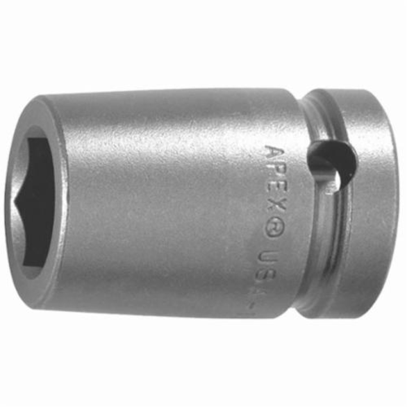 Apex 11MM15 Standard Length Drive Socket, Metric, 11 mm 6 Point Socket, 1/2 in Female Square Drive