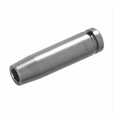 Apex 11MM25 Short Length Drive Socket, Metric, 11 mm 6 Point Socket, 1/2 in Female Square Drive