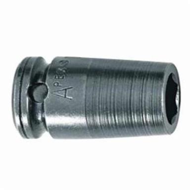 Apex 13MM03 Short Length Drive Socket, Metric, 13 mm 6 Point Socket, 3/8 in Female Square Drive