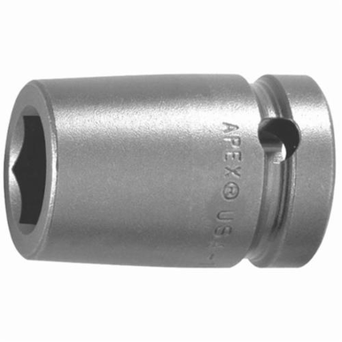 Apex 14MM15 Standard Length Drive Socket, Metric, 14 mm 6 Point Socket, 1/2 in Female Square Drive