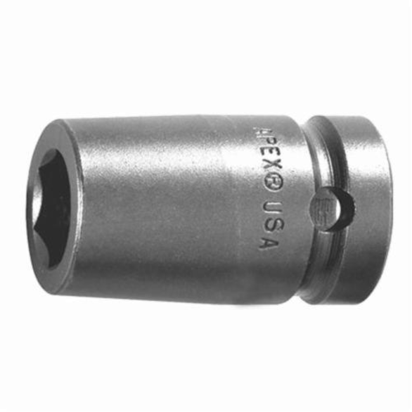 Apex 18MM17 Standard Length Drive Socket, Metric, 18 mm 6 Point Socket, 3/4 in Female Square Drive