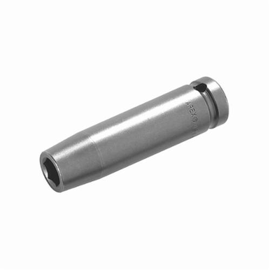 Apex 19MM25 Long Length Drive Socket, Metric, 19 mm 6 Point Socket, 1/2 in Female Square Drive