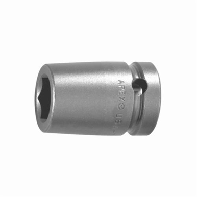 Apex 20MM15 Standard Length Drive Socket, Metric, 20 mm 6 Point Socket, 1/2 in Female Square Drive