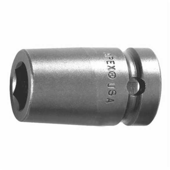 Apex 24MM47 Standard Length Thin Wall Drive Socket, Metric, 24 mm 6 Point Socket, 3/4 in Female Square Drive
