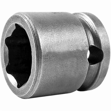 Apex 3018 Short Length Drive Socket, Imperial, 9/16 in 6 Point Socket, 3/8 in Female Square Drive