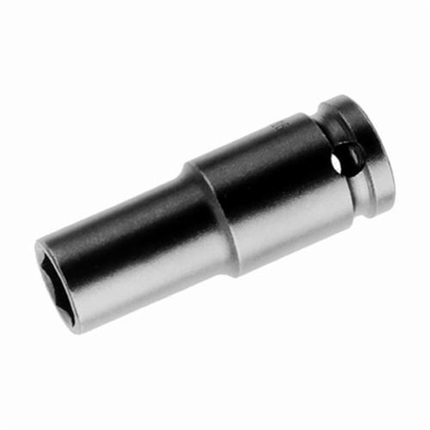 Apex 3418-D Extra Long Length Drive Socket, Imperial, 9/16 in 12 Point Socket, 3/8 in Female Square Drive
