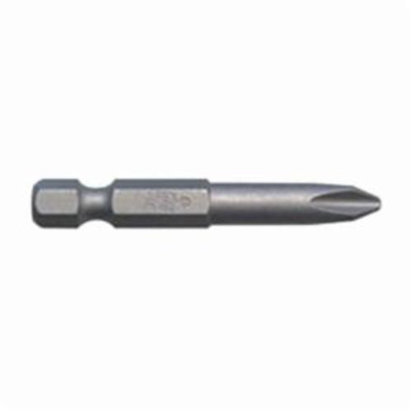 Apex 492-ACR2X Power Drive Bit, Imperial, NO 2 Phillips Point, 1-15/16 in OAL, Hex Shank, Tool Steel