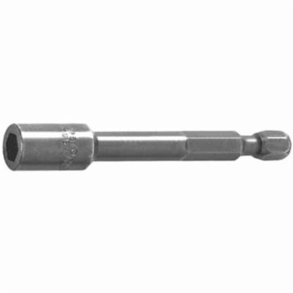 Apex 6B-0810 Non-Magnetic Power Drive Nutsetter, Imperial, 5/16 in Hex Point, 3-1/4 in OAL, Hex Shank, Tool Steel