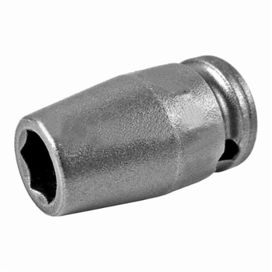 Apex 6MM11 Standard Length Drive Socket, Metric, 6 mm 6 Point Socket, 1/4 in Female Square Drive