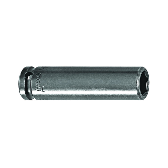 Apex® 8MM21-D Long Length Metric Impact Socket, 8 mm Socket, 1/4 in Drive, 44.4 mm OAL, High Carbon Alloy Steel