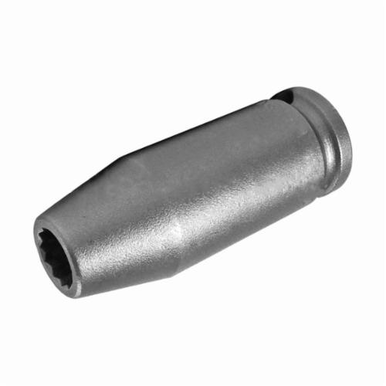 Apex 8MM23-D Long Length Drive Socket, Metric, 8 mm 12 Point Socket, 3/8 in Female Square Drive